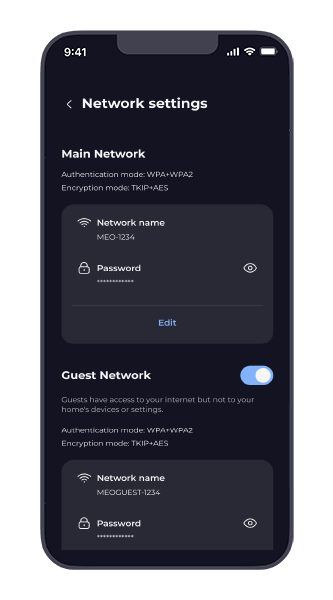 Connectivity Settings