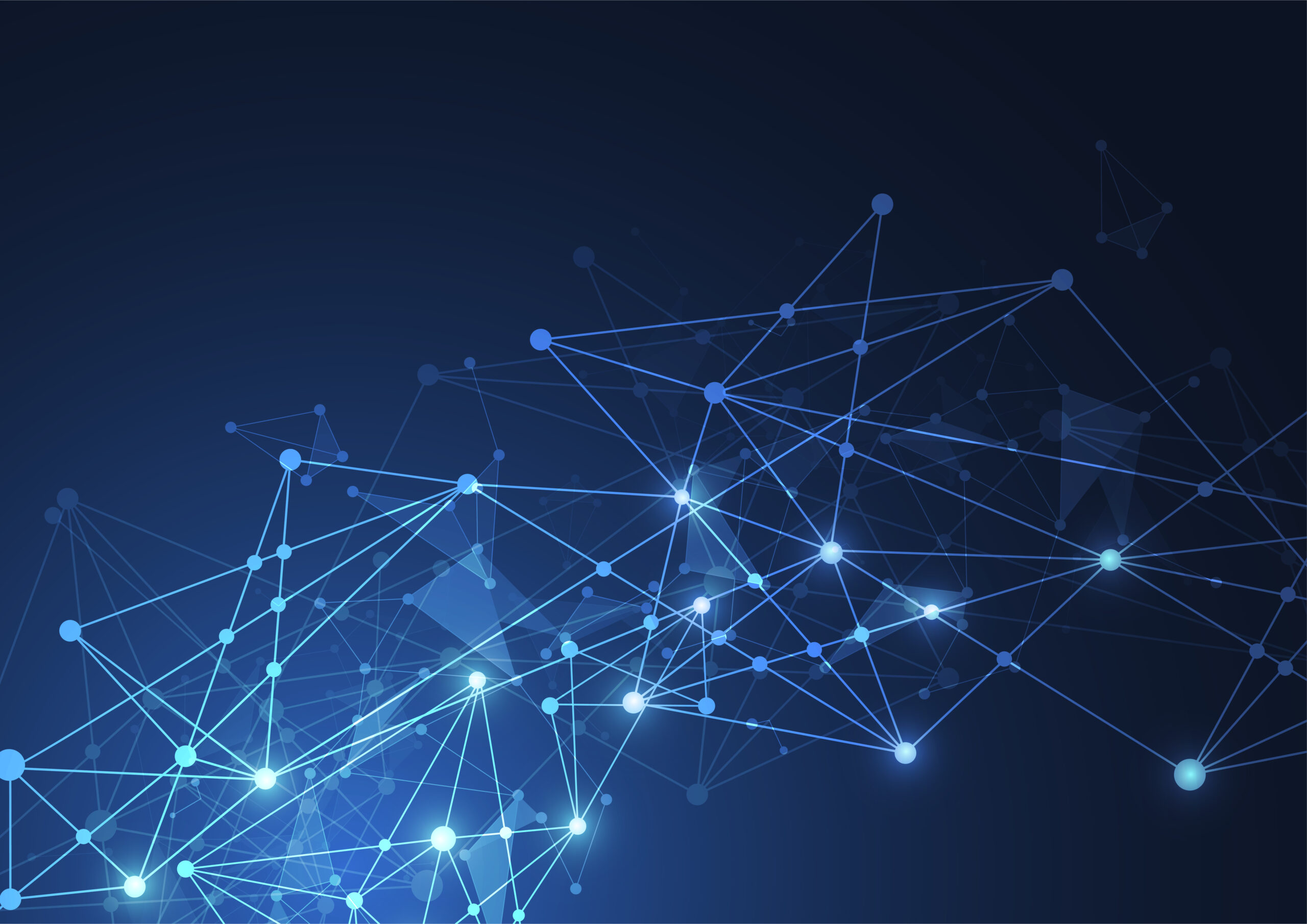 Internet connection, abstract sense of science and technology graphic design.